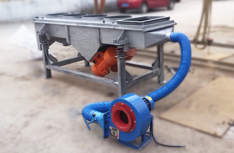 风冷式直线筛分机